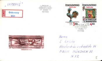 FDC 2654 / 2655 - CZ 1984 08 002 ●